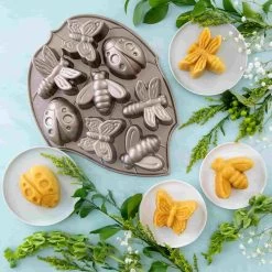 NordicWare Backyard Bugs Small Cake Pan 5 NordicWare Backyard Bugs Small Cake Pan -Sous Chef Kitchenware NW0017NordicWareBackyardBugsSmallCakePanLifestyle ProductFrontLarge 3