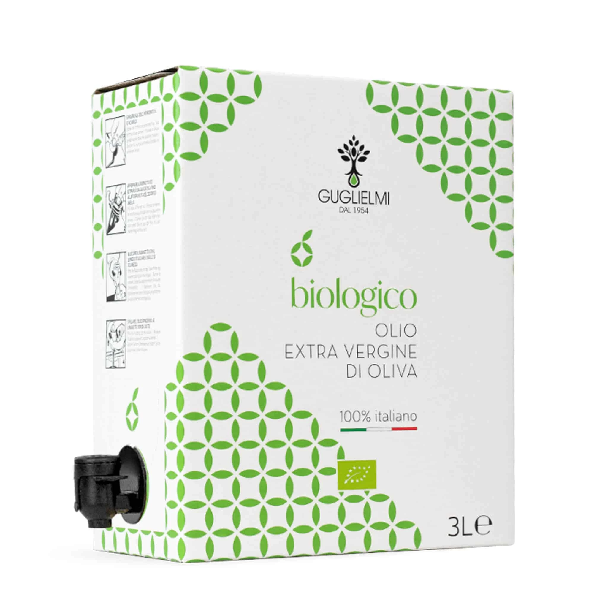 Olio Guglielmi Monogram Organic Extra Virgin Olive Oil 2 Olio Guglielmi Monogram Organic Extra Virgin Olive Oil - Image 2