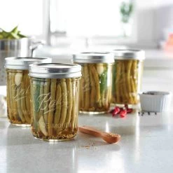 Set Of 6 Ball Mason Preserving Glass Jars Clear Wide Mouth, 473ml 5 Set Of 6 Ball Mason Preserving Glass Jars Clear Wide Mouth, 473ml -Sous Chef Kitchenware OO0001life2