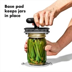 Oxo Twisting Jar Opener With Basepad 8 Oxo Twisting Jar Opener With Basepad -Sous Chef Kitchenware OX0075 OxoTwistingJarOpenerwithBasepad LS2