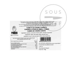 Pariani Candied Cedro Citron In Small Cubes 1kg 5 Pariani Candied Cedro Citron In Small Cubes 1kg -Sous Chef Kitchenware PA0167 ParianiCandiedCedroCitronInSmallCubes1kg BoP