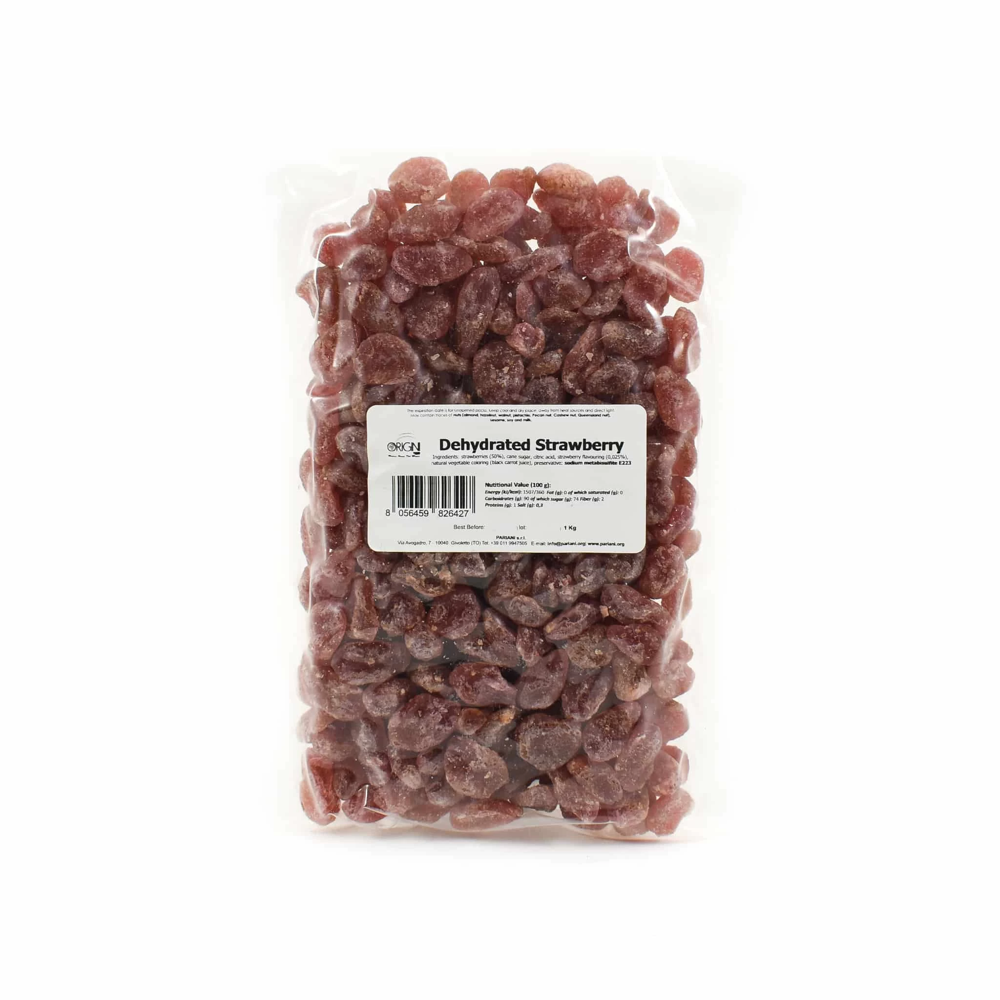 Pariani Dried Strawberry 1kg 1 Pariani Dried Strawberry 1kg