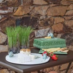 Bordallo Pinheiro White Earthenware Cheese Tray With Mouse 5 Bordallo Pinheiro White Earthenware Cheese Tray With Mouse -Sous Chef Kitchenware PRODUCAOCASAALEGREBORDALO 173 1