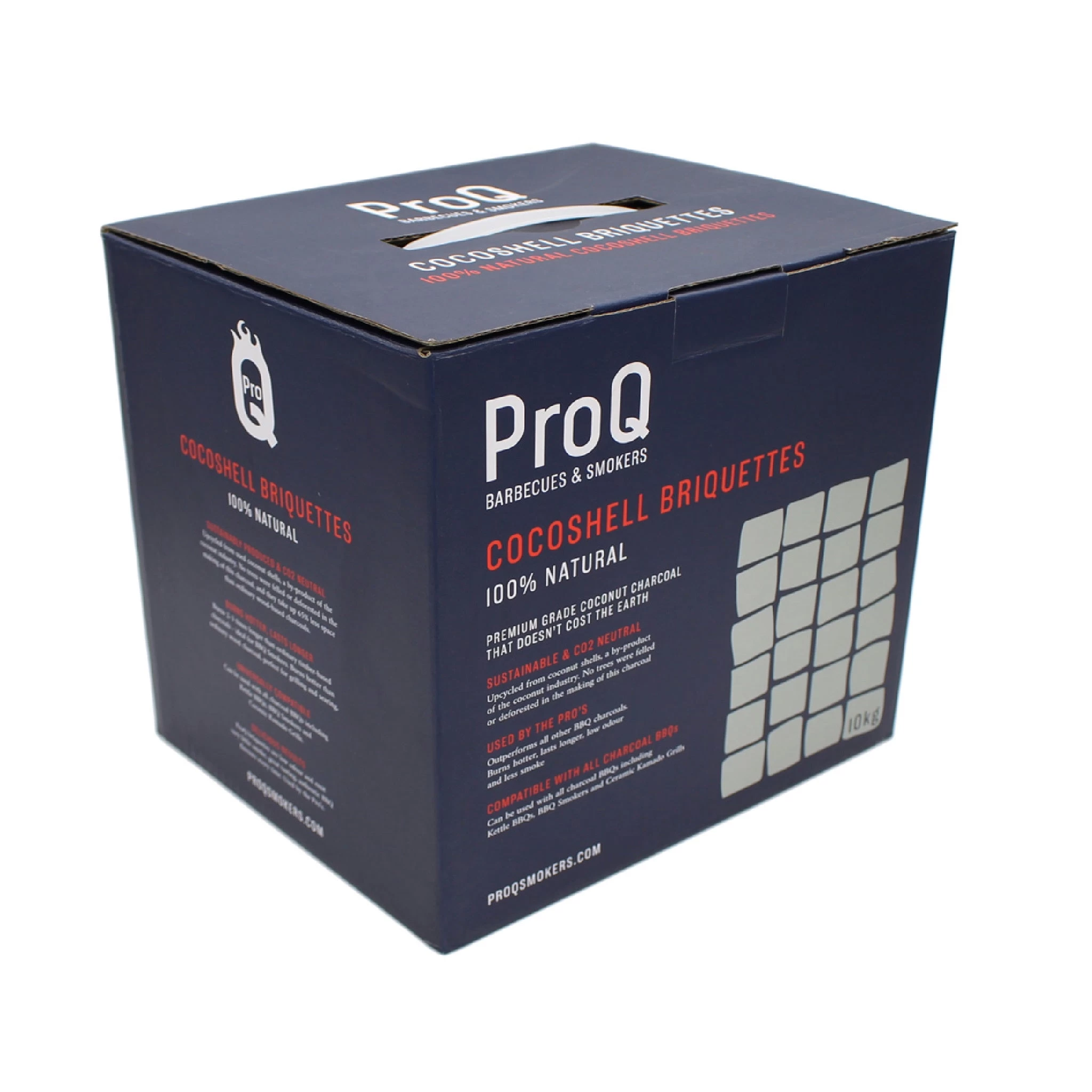 ProQ Cocoshell Briquettes 10kg 2 ProQ Cocoshell Briquettes 10kg - Image 2