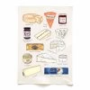 Cheese And Crackers Organic Cotton Tea Towel