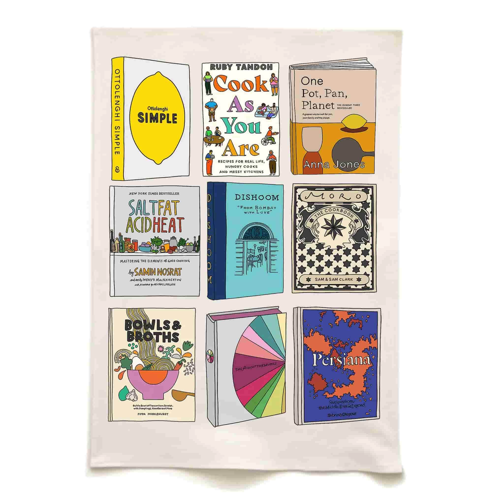 Cookbook Organic Cotton Tea Towel 1 Cookbook Organic Cotton Tea Towel