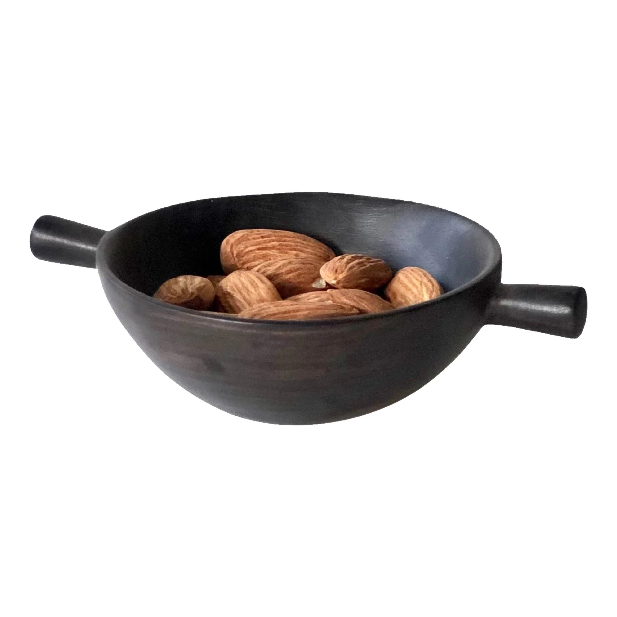 Qasa Qasa African Blackwood Small Snack Bowl, 8 X 3.5cm 1 Qasa Qasa African Blackwood Small Snack Bowl, 8 X 3.5cm