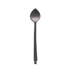 Qasa Qasa African Blackwood Zanzibar Condiment Spoon