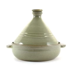 Handmade Glazed Stoneware Tagine 23cm