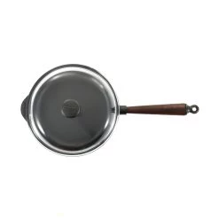 Skeppshult Traditional Cast Iron Deep Saute Pan With Lid 25cm 6 Skeppshult Traditional Cast Iron Deep Saute Pan With Lid 25cm -Sous Chef Kitchenware SH0019 Skeppshult Traditional Cast Iron Deep Saute Pan with Lid 3