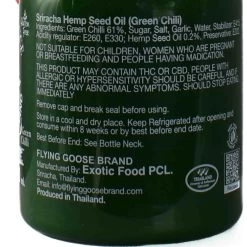 Flying Goose Sriracha Box Set, 4 X 200ml 22 Flying Goose Sriracha Box Set, 4 X 200ml -Sous Chef Kitchenware SI0108FlyingGooseSriracha4Pack4x200mlHempIngredients