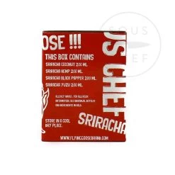 Flying Goose Sriracha Box Set, 4 X 200ml 21 Flying Goose Sriracha Box Set, 4 X 200ml -Sous Chef Kitchenware SI0108FlyingGooseSriracha4Pack4x200mlcontents