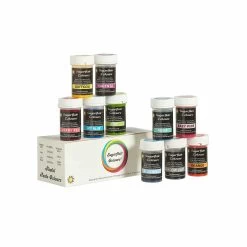 Sugarflair Set Of 10 Mixed Pastel Food Colouring Pastes