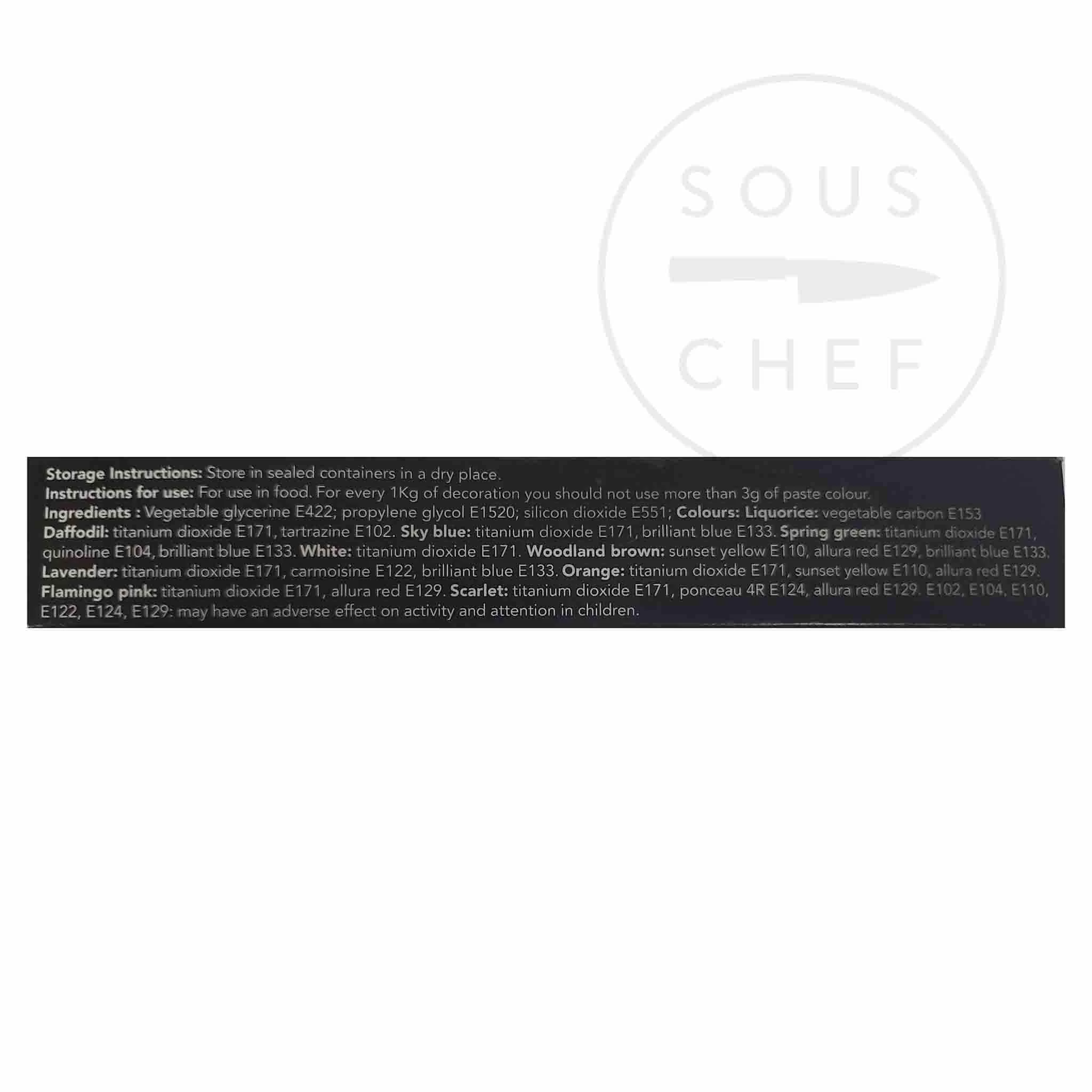 Sugarflair Set Of 10 Assorted Food Colouring Pastes 2 Sugarflair Set Of 10 Assorted Food Colouring Pastes - Image 2