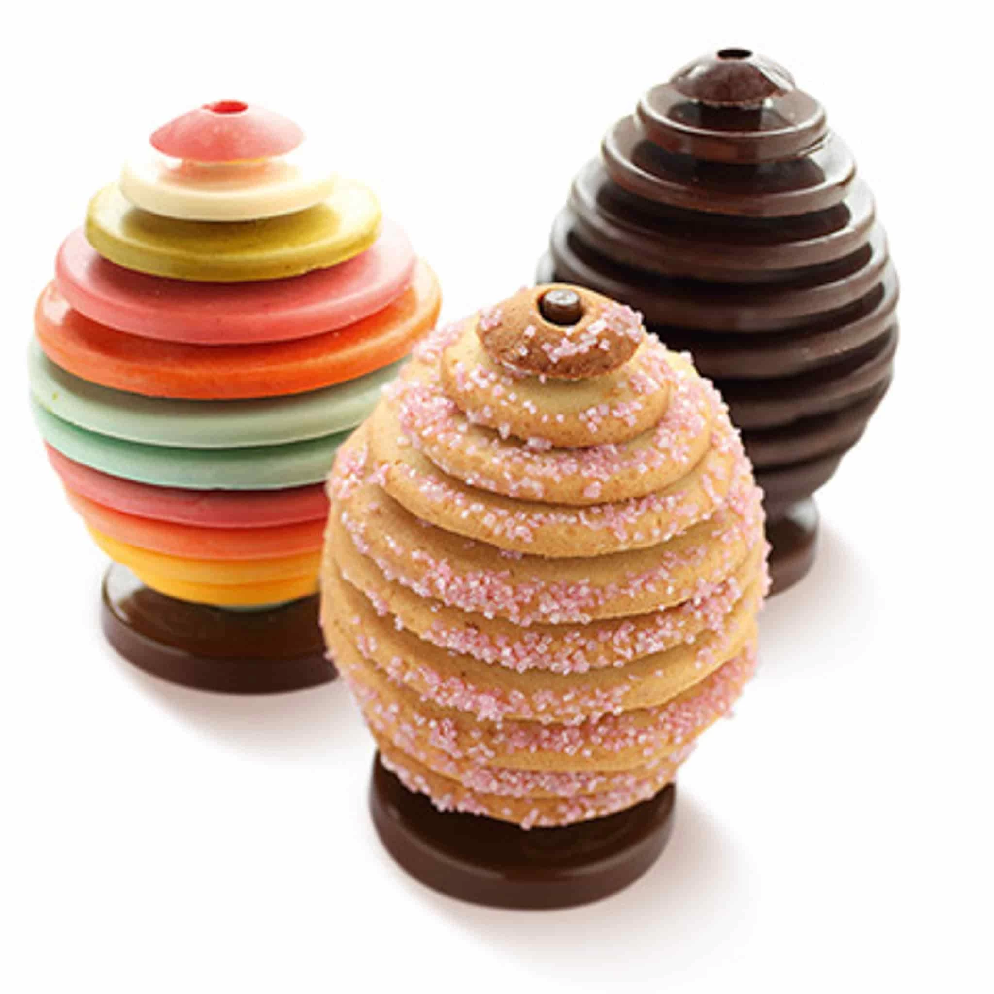 Silikomart Silicone 3D Easter Egg Mould 3 Silikomart Silicone 3D Easter Egg Mould - Image 3