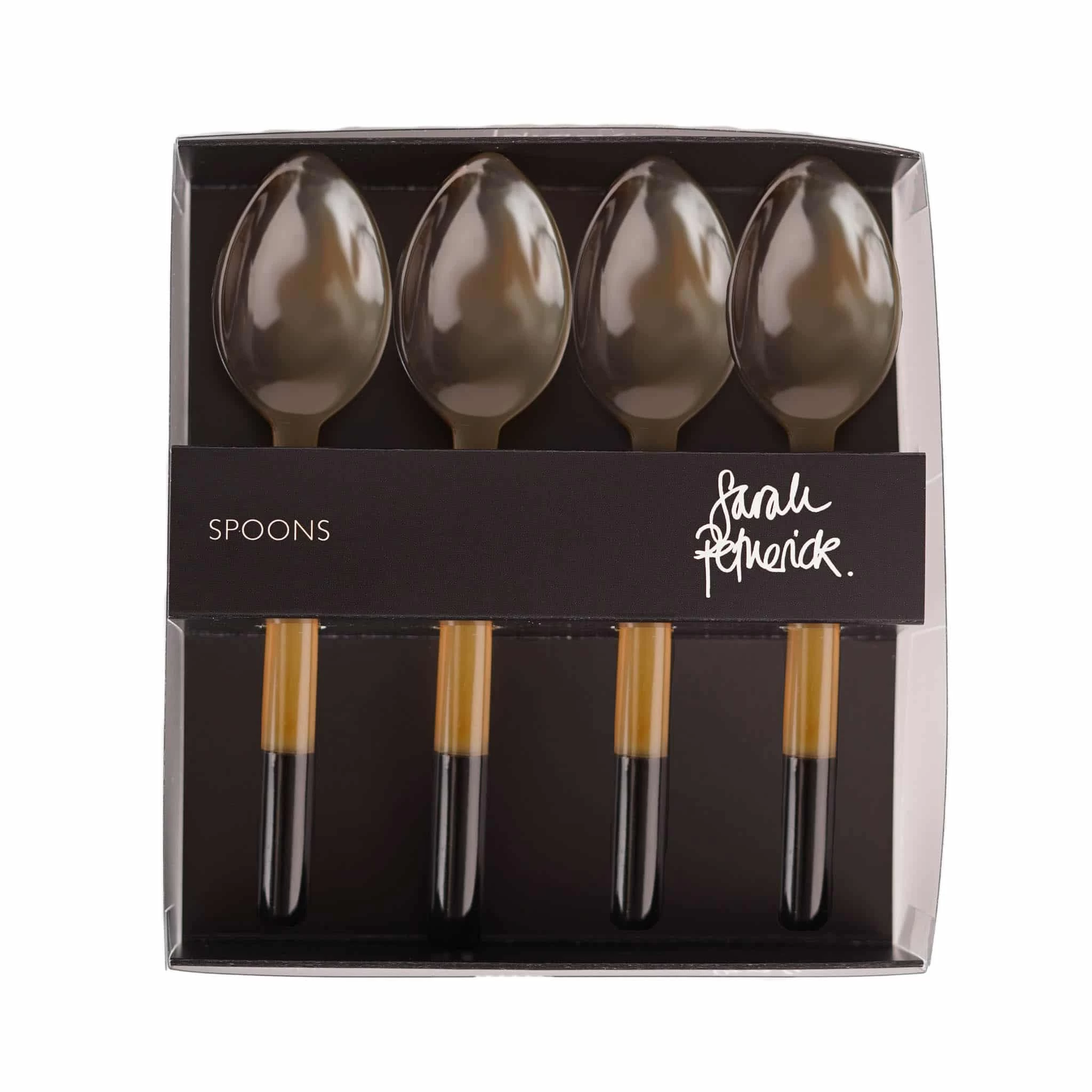 Sarah Petherick Light Horn Egg Spoons, Set Of 4 1 Sarah Petherick Light Horn Egg Spoons, Set Of 4