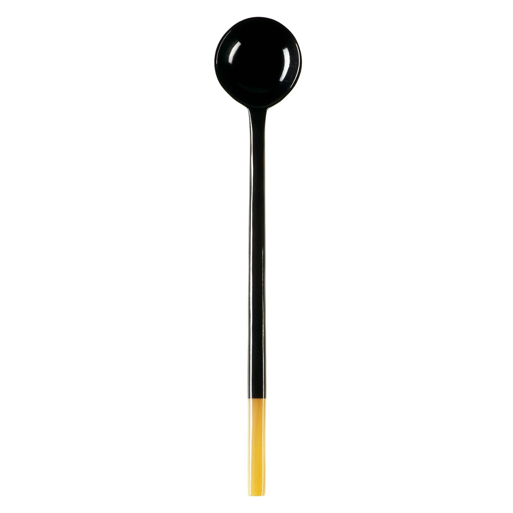Sarah Petherick Long Handled Spoon, Black Horn 1 Sarah Petherick Long Handled Spoon, Black Horn
