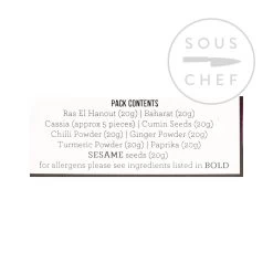 Spice Kitchen Moroccan Spice Tin 6 Spice Kitchen Moroccan Spice Tin -Sous Chef Kitchenware SP0101 SpiceKitchenMoroccanSpiceTin 1