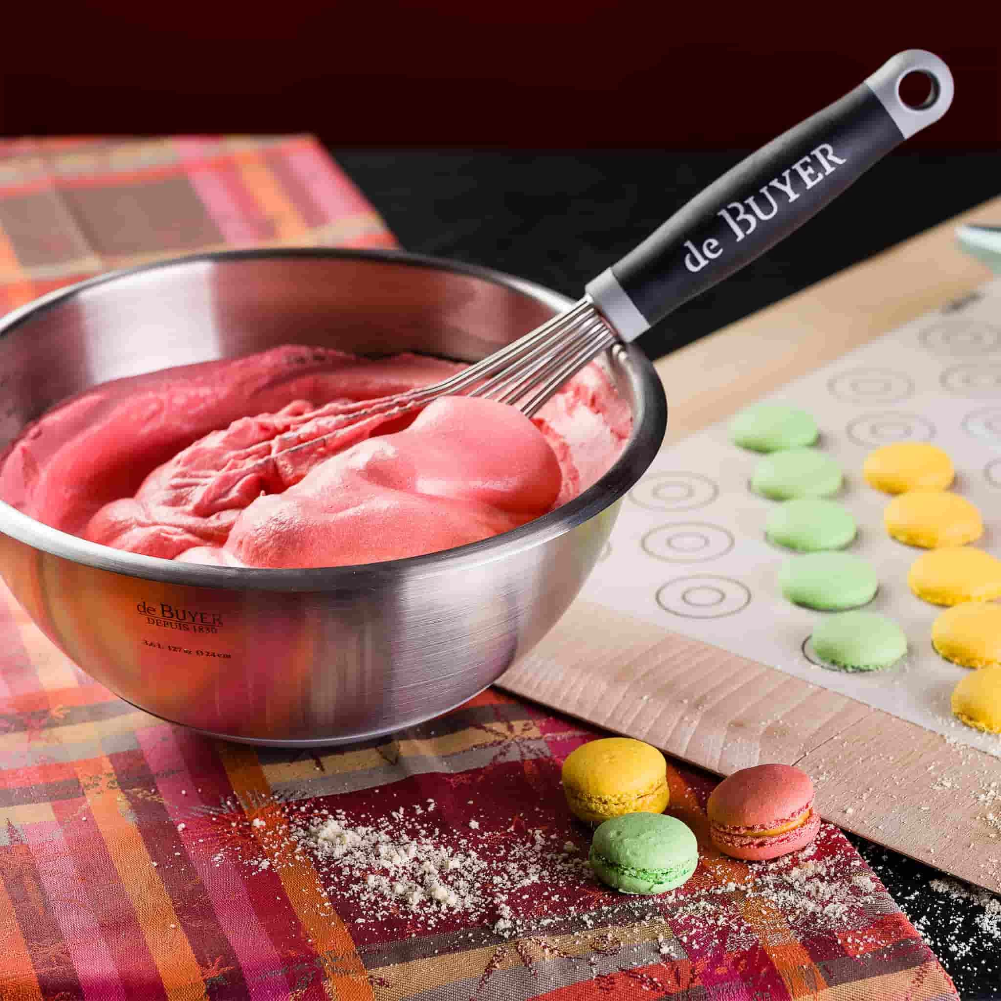 De Buyer Hemisphere Mixing Bowl With Silicone Base 16cm 3 De Buyer Hemisphere Mixing Bowl With Silicone Base 16cm - Image 3