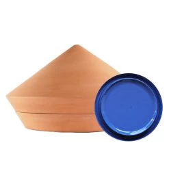 The Spring Oven, Blue Glazed Terracotta