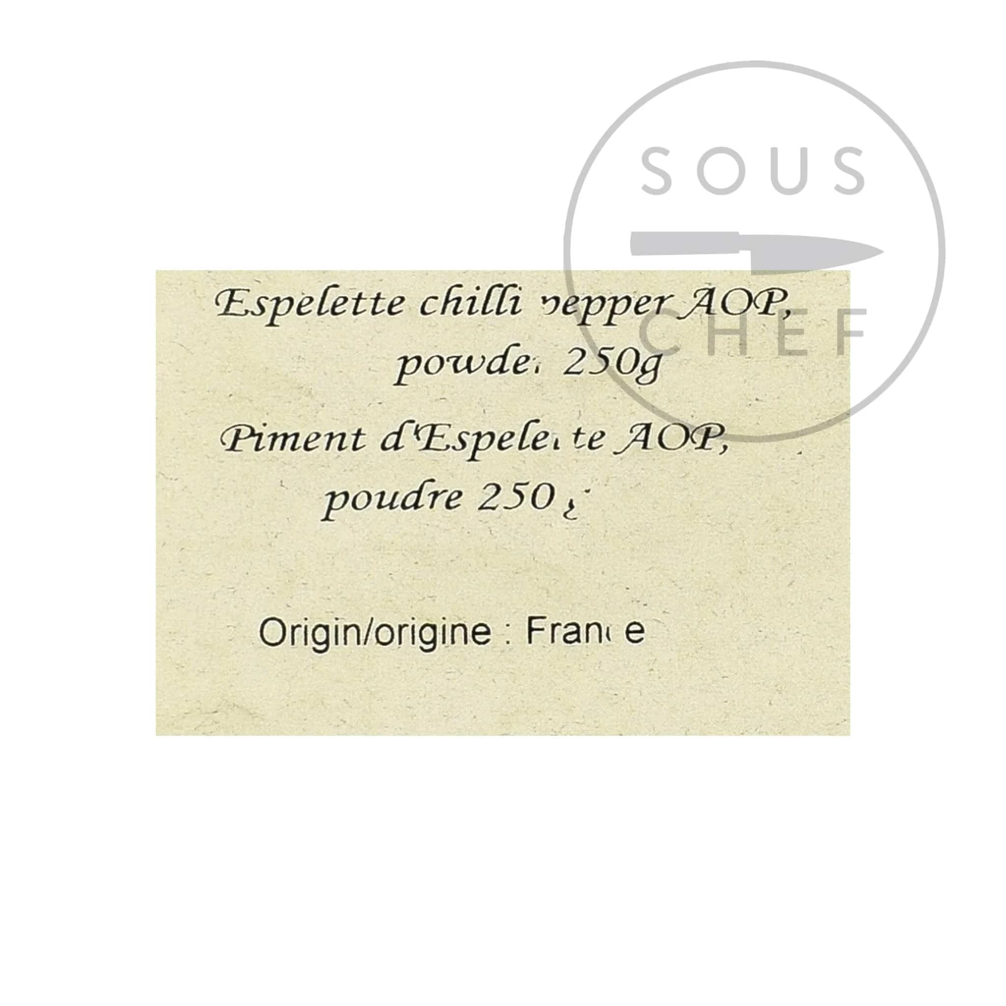 Terre Exotique Espelette Chili Pepper DOP 250g 3 Terre Exotique Espelette Chili Pepper DOP 250g - Image 3