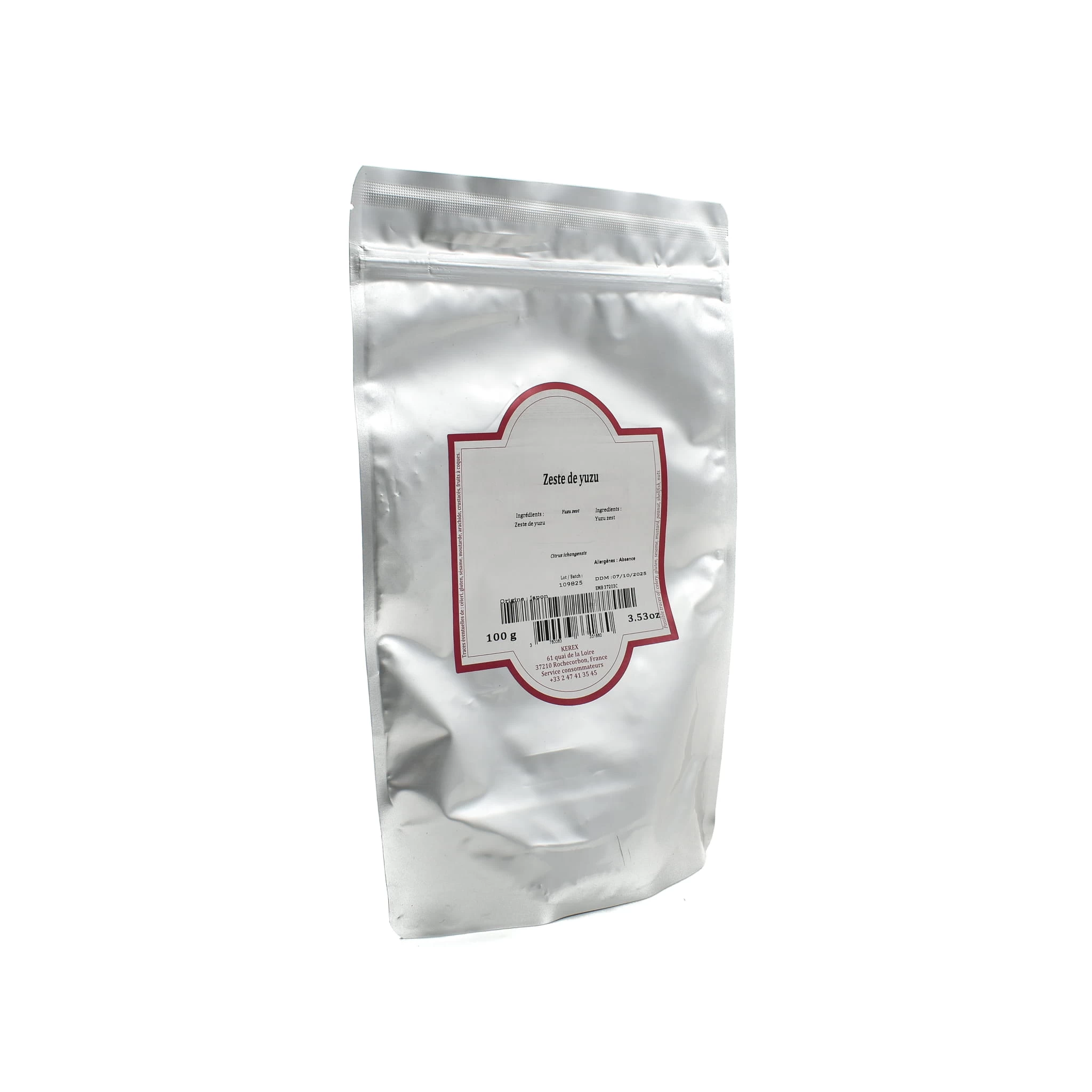 Terre Exotique Yuzu Zest 100g 1 Terre Exotique Yuzu Zest 100g