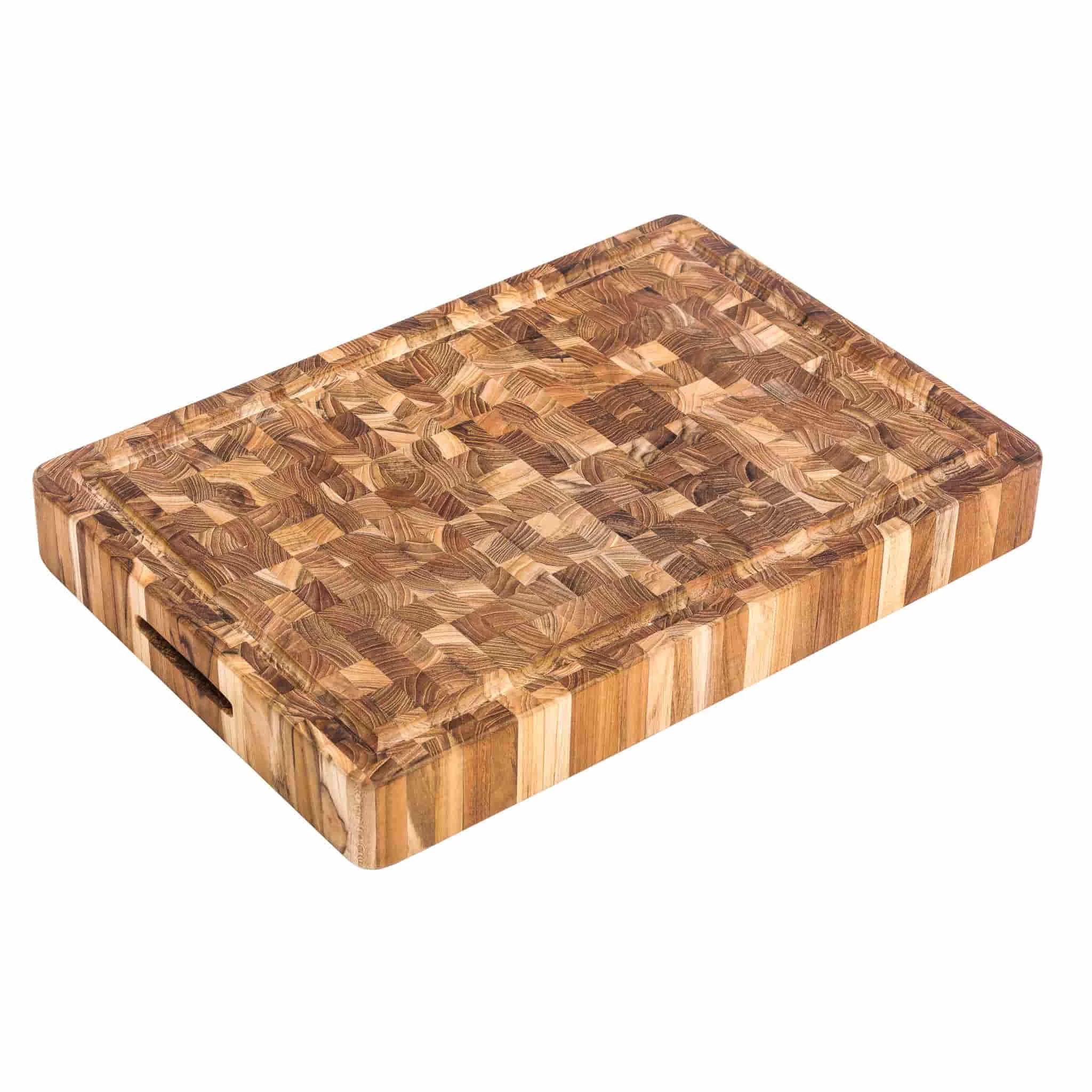 Teakhaus End Grain Butcher Block Carving Board, Extra Thick 1 Teakhaus End Grain Butcher Block Carving Board, Extra Thick