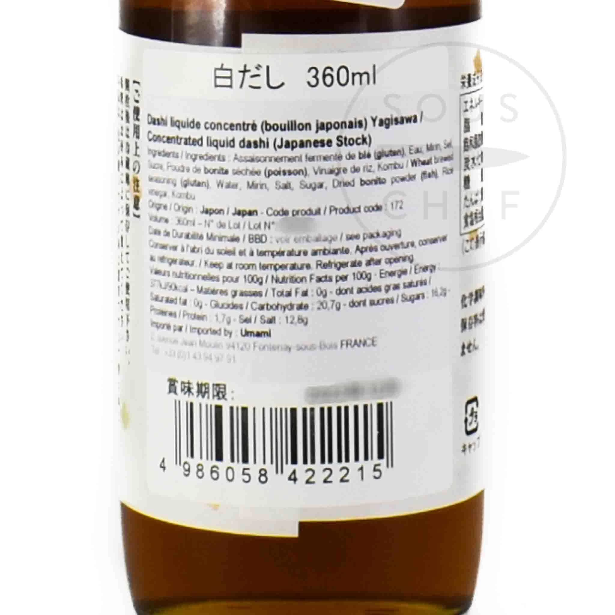 Liquid Concentrated Dashi Yagisawa 360ml 2 Liquid Concentrated Dashi Yagisawa 360ml - Image 2