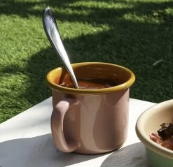 Kapka X Sous Chef Colourblock Enamel Mug, Pink & Yellow 6 Kapka X Sous Chef Colourblock Enamel Mug, Pink & Yellow -Sous Chef Kitchenware Untitled 1 0002 Layer1