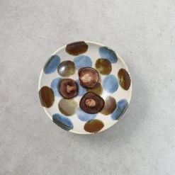 Amatsubu Shallow Bowl, Blue, 24.5cm Dia