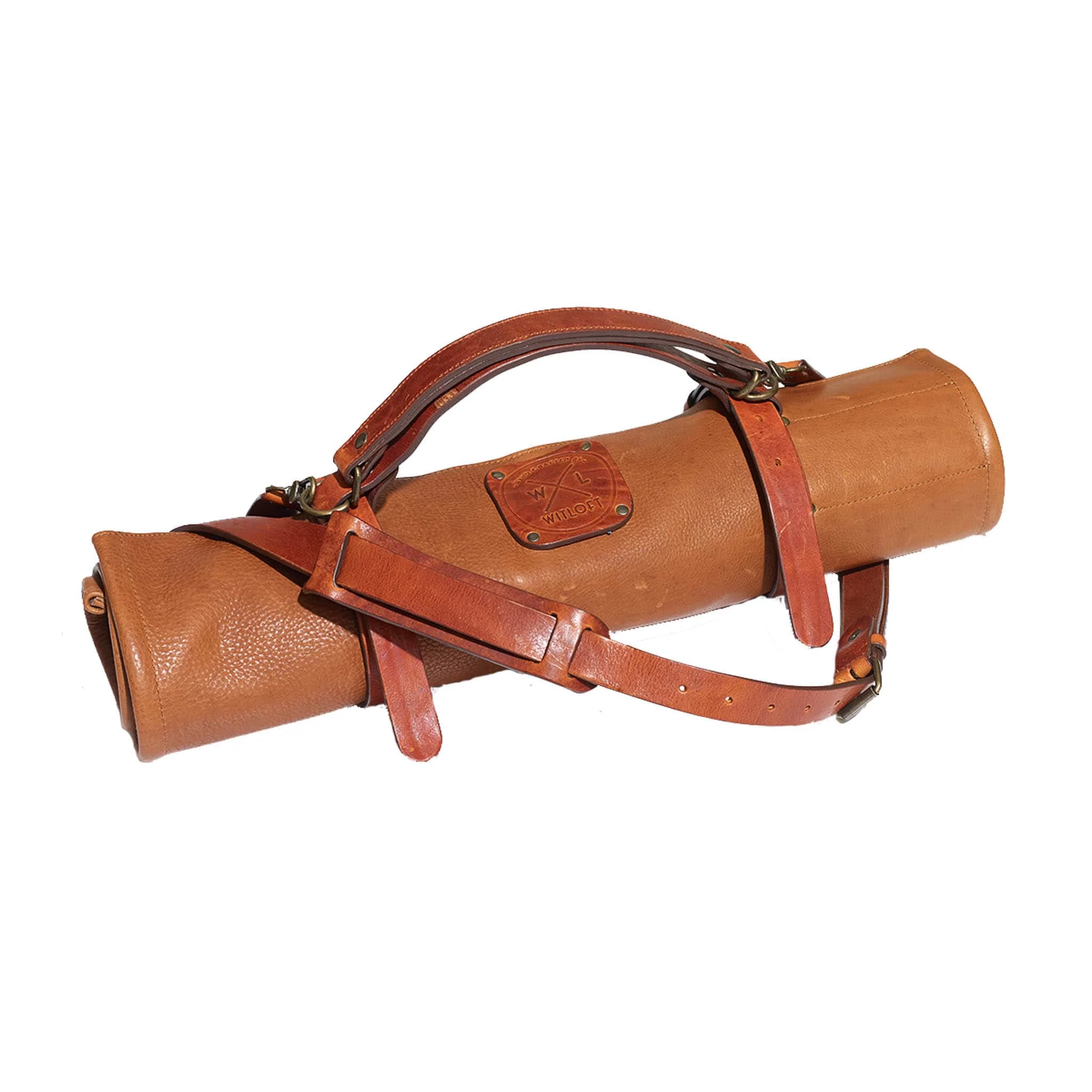 Witloft Leather 5-Pocket Knife Roll, Cognac 1 Witloft Leather 5-Pocket Knife Roll, Cognac