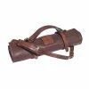Witloft Leather 9-Pocket Knife Roll, Dark Brown