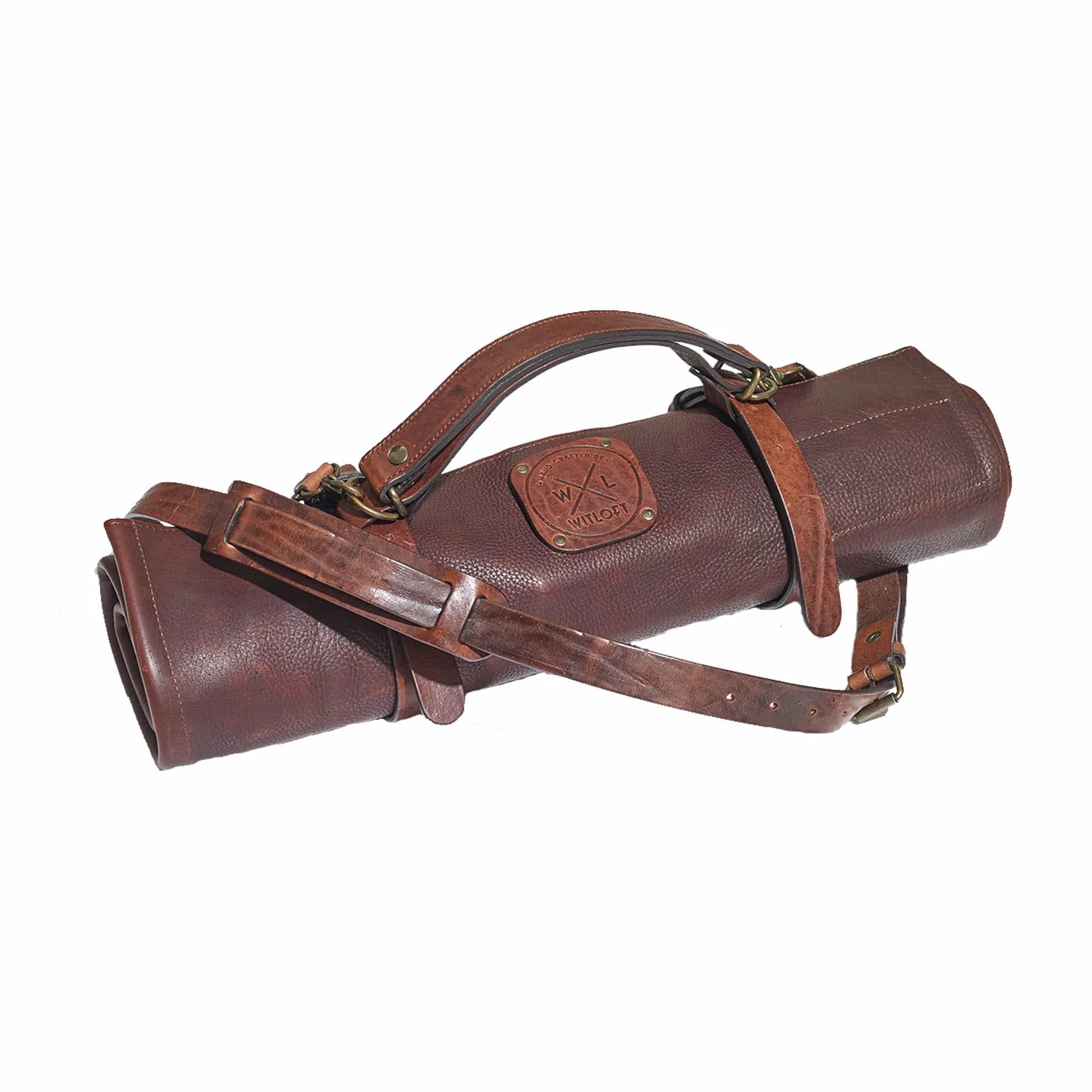 Witloft Leather 5-Pocket Knife Roll, Dark Brown 1 Witloft Leather 5-Pocket Knife Roll, Dark Brown