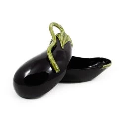 Bordallo Pinheiro Aubergine Dish 28cm