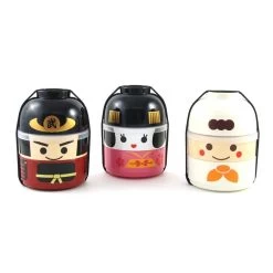 Samurai Bento Box 640ml -Sous Chef Kitchenware bento box people trio 1