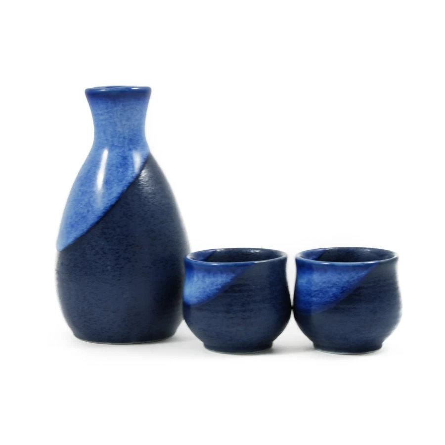 Blue Sake Set 1 Blue Sake Set