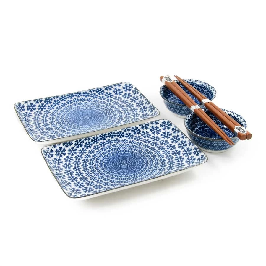 Blue Star Sushi Serving Set 1 Blue Star Sushi Serving Set