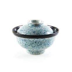 Blue Wave Covered Bowl -Sous Chef Kitchenware blue wave covered bowl