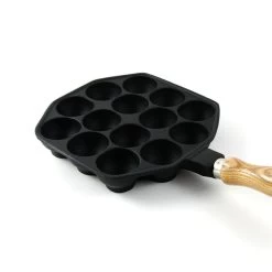 Cast Iron Takoyaki Pan 18cm Dia 5 Cast Iron Takoyaki Pan 18cm Dia -Sous Chef Kitchenware cast iron takoyaki top 1