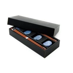 Japanese Chopstick & Rest Set - Blue