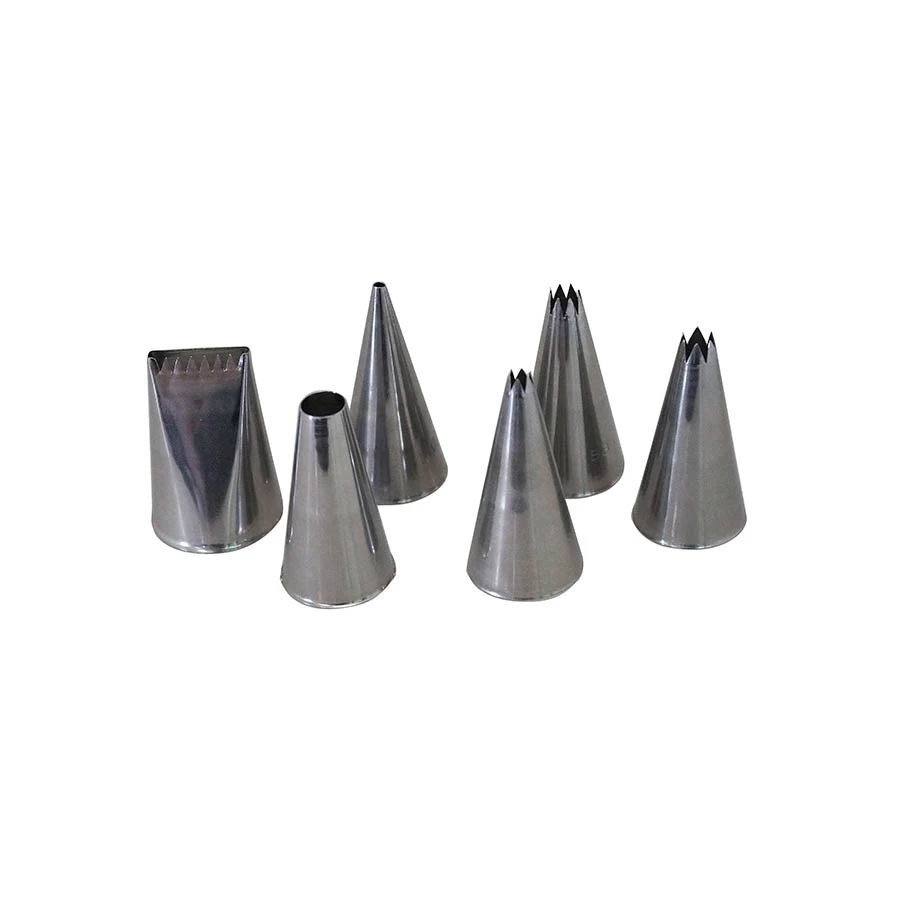 De Buyer 6 Stainless Steel Piping Nozzles 1 De Buyer 6 Stainless Steel Piping Nozzles