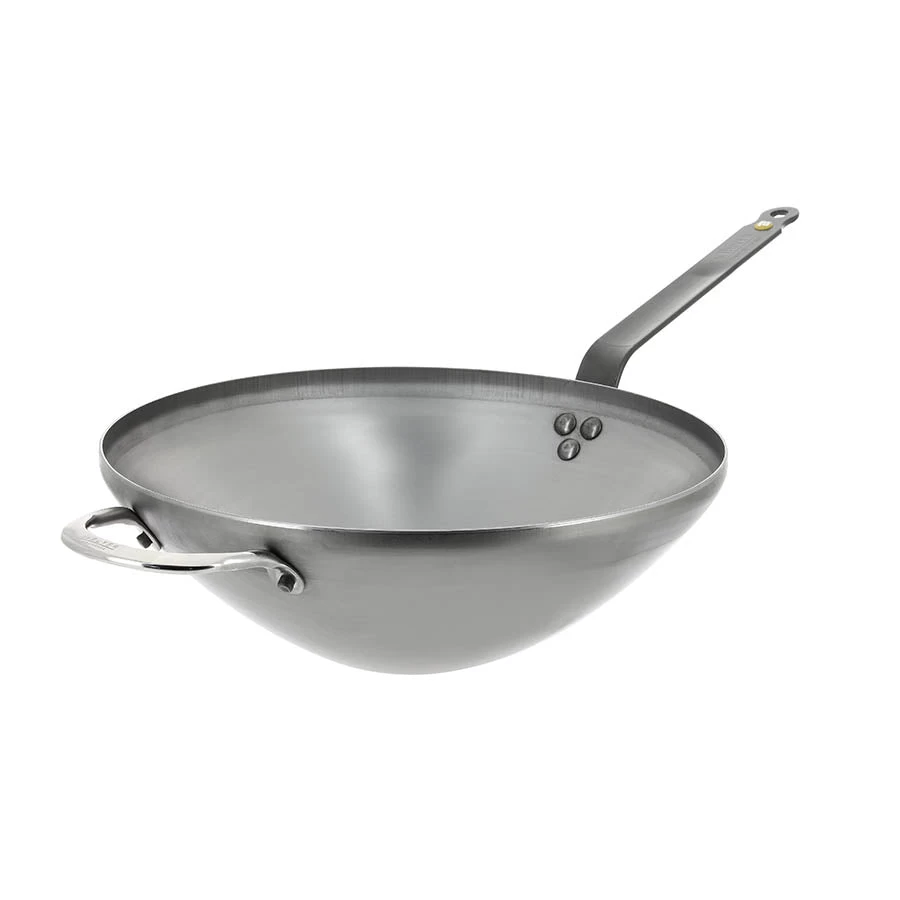 De Buyer Mineral B Wok 32cm 1 De Buyer Mineral B Wok 32cm