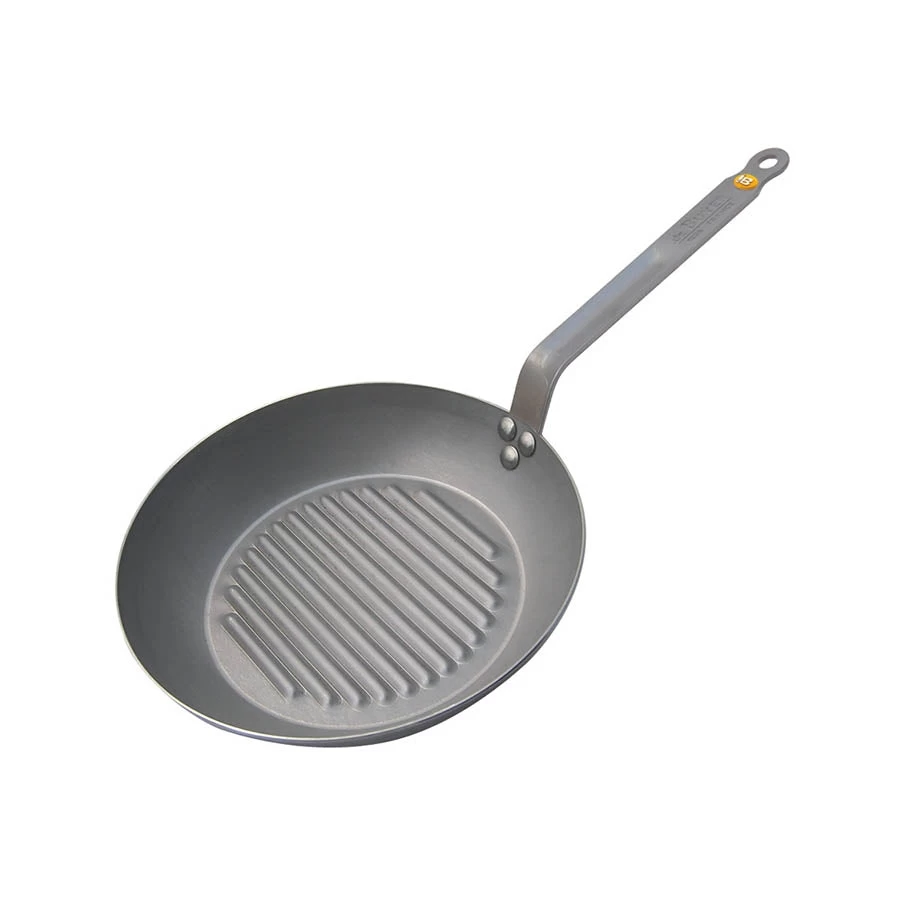 De Buyer Mineral B Griddle Pan 26cm 1 De Buyer Mineral B Griddle Pan 26cm