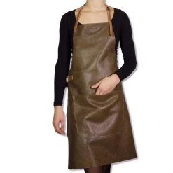 Dutchdeluxes Leather BBQ Apron In Vintage Brown 11 Dutchdeluxes Leather BBQ Apron In Vintage Brown -Sous Chef Kitchenware dutch deluxes leather bbq apron vintage brown model