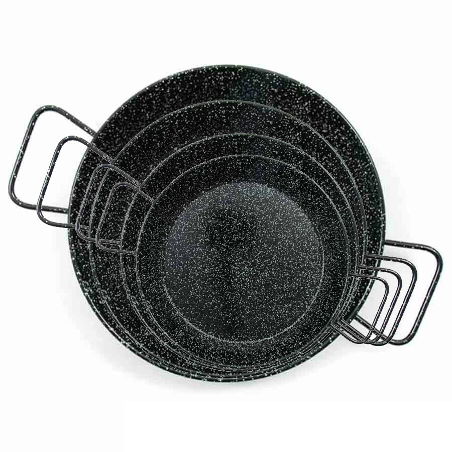 Enamelled 8 Person Paella Pan 33.5cm 2 Enamelled 8 Person Paella Pan 33.5cm - Image 2