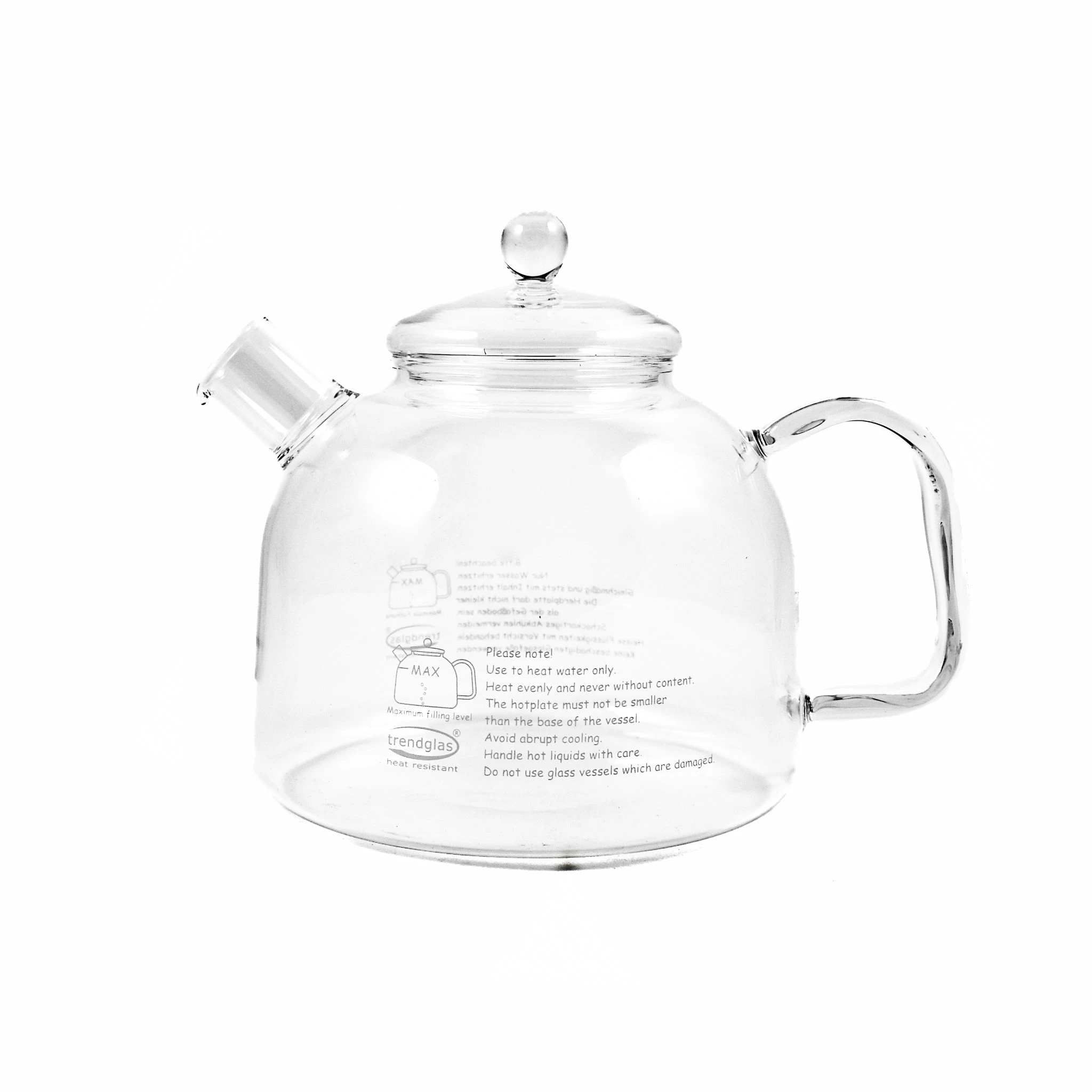 Glass Stovetop Kettle 1.75 Litres 1 Glass Stovetop Kettle 1.75 Litres