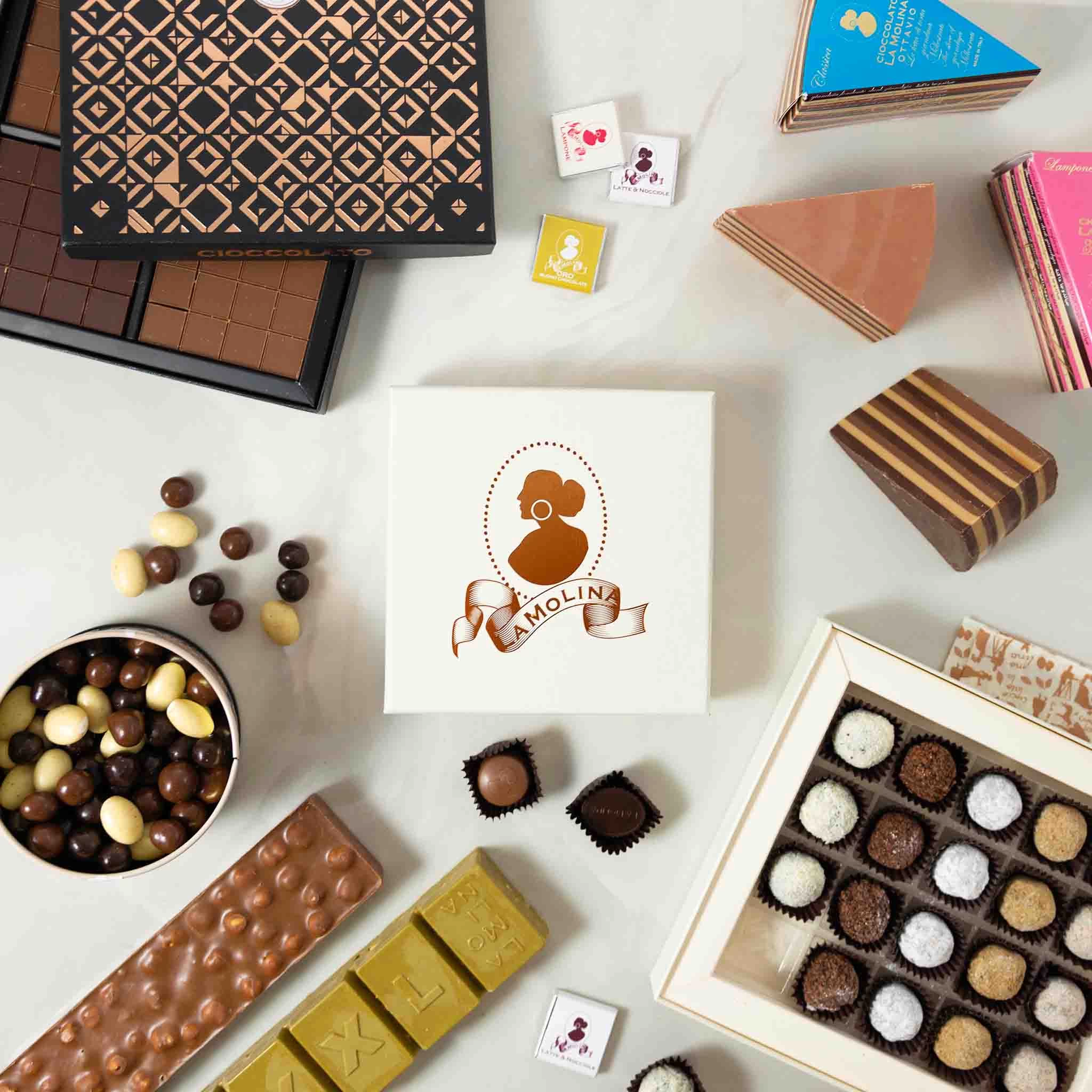 La Molina Box Of 9 Assorted Pralines, 105g 4 La Molina Box Of 9 Assorted Pralines, 105g - Image 4