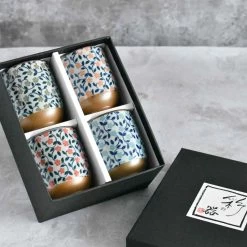 Colourful Japanese Flower Tea Cup Set -Sous Chef Kitchenware lifestyle 0014 ColourfulJapaneseFlowerTeaCupSet lifestyle2 JA0087