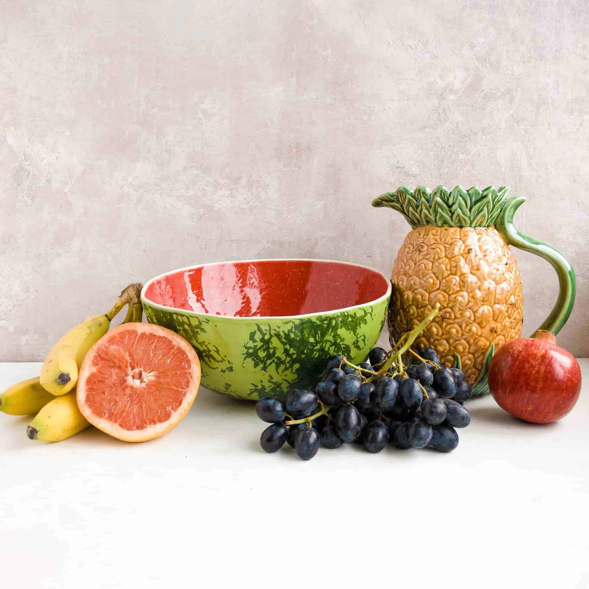 Bordallo Pinheiro Watermelon Salad Bowl 28cm 3 Bordallo Pinheiro Watermelon Salad Bowl 28cm - Image 3
