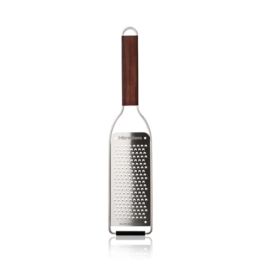Master Series Walnut Microplane Gourmet Coarse Grater 1 Master Series Walnut Microplane Gourmet Coarse Grater